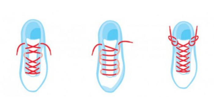 Способы завязывания шнурков на кроссовках без бантика. Как зашнуровать шнурки бантиком. Шнуровка кроссовок без узлов. Завязка шнурков на кроссовках без бантика. Как завязывать шнурки без бантика