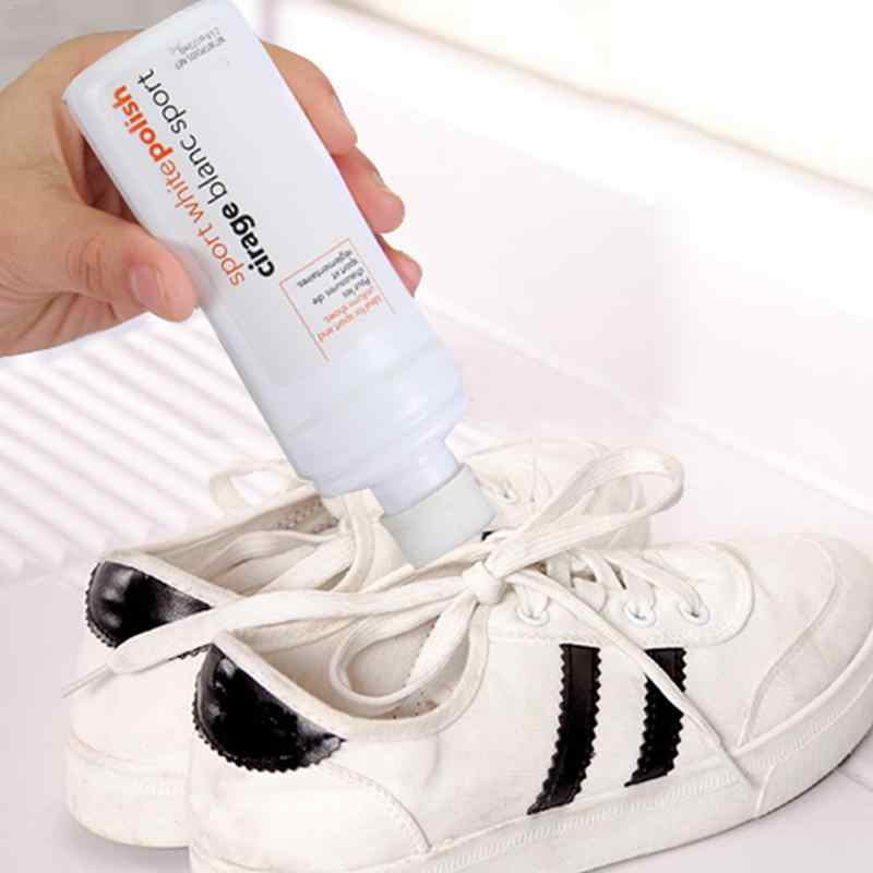 Как отмыть въевшуюся грязь на белых кроссовках
