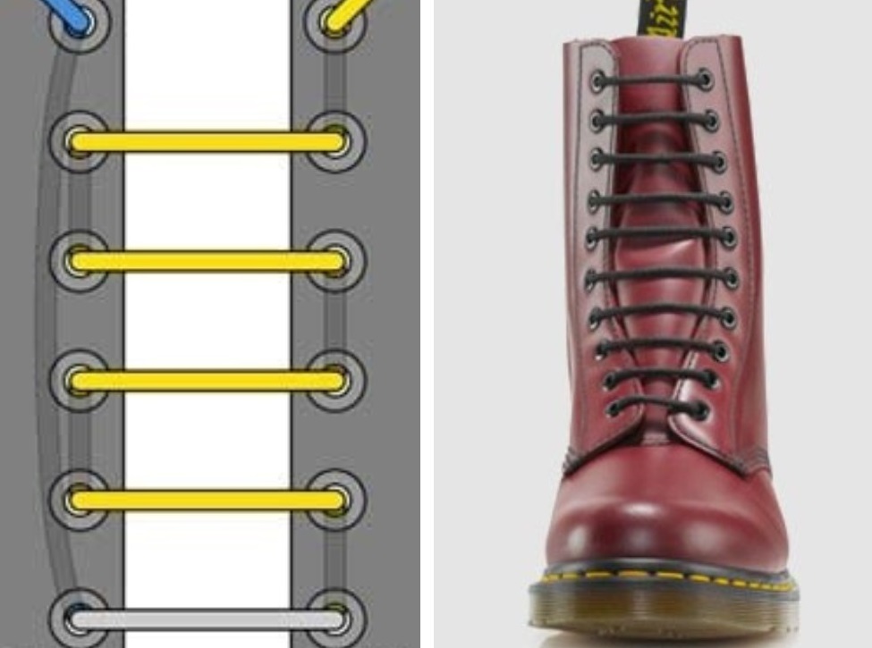 Схема шнуровки крест накрест изнутри. Типы шнурования шнурков. Типы шнурования шнурков на 5. Завязка шнурков на ботинках. Красивая шнуровка ботинок.