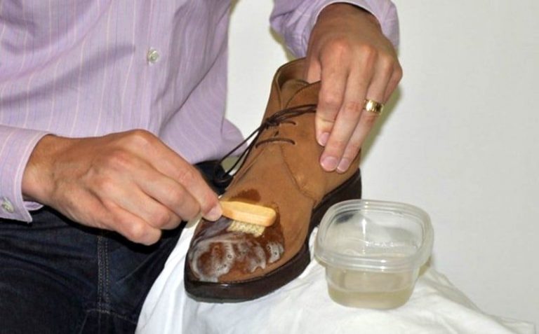 Чем отмыть туфли из нубука
